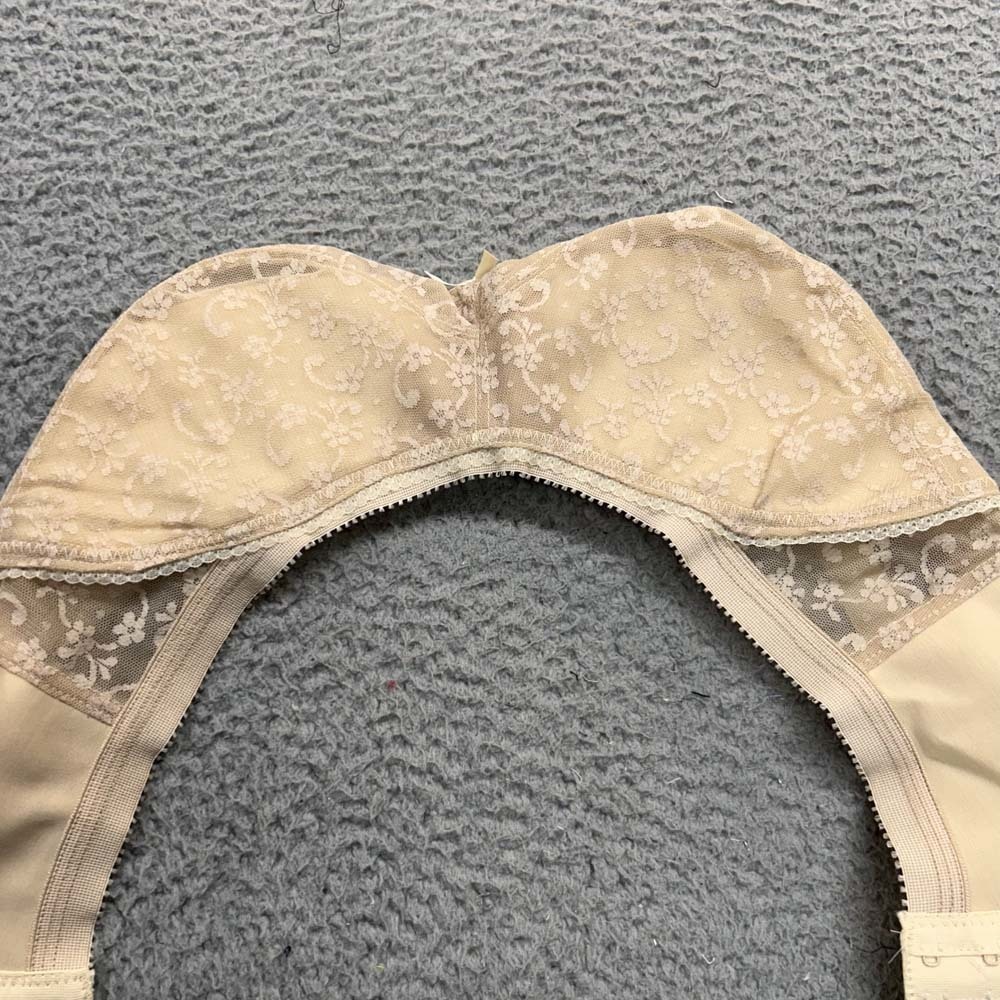 VTG Norvell Bra 28II Full Coverage 874  Floral Lace Soft Cup Cone Bullet NWOT